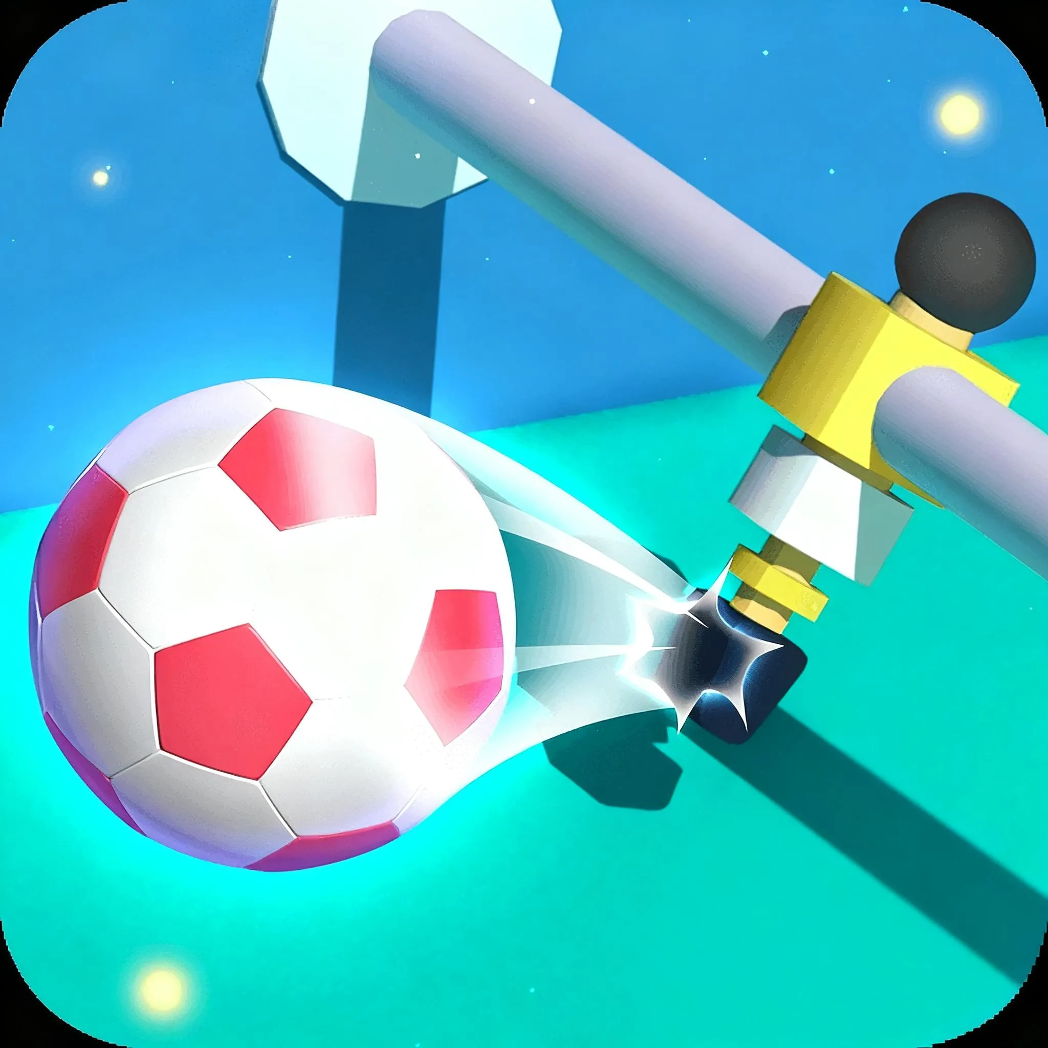 フースボールキック  