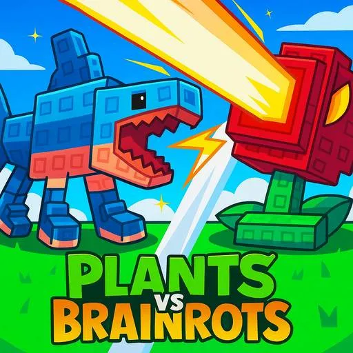 Plants Vs Brainrots - Unblocked Online Game